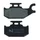 BRAKE PADS NEWFREN FOR SUZUKI 125 BURGMAN 2007> Rear 125 SIXTEEN 2008>2011 Rear  (L 82mm-62mm - H 41mm - thk 9.5mm)  (FD0301BE)  (SCOOTER ELITE ORGANIC)