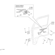 Lève-vitre avant et arrière
