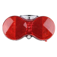 TAILLIGHT ON BATTERY - HERRMANS - ON CARRIER- GOGGLE XI BLACK (WITH MOTION DETECTOR) INCLUDED 1 AAA BATTERY
