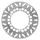 BRAKE DISC FOR YAMAHA 500 TMAX 2004>2011 Rear, YAMAHA 1100 BT BULLDOG 2002>2006 Rear, 750 FZ GENESIS 1987>2002 Rear  (EXT 267mm - INT 132mm - 6 Holes )  (DF5079A)  -NEWFREN-