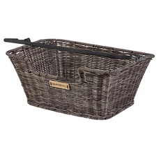 PANIER AVANT / ARRIERE OSIER SYNTHETIQUE BASIL CAPRI FLEX MARRON (45x33x21cm)