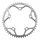 PLATEAU ROUTE 5BRA D.130 STRONGLIGHT 51DTS EXTERIEUR ARGENT ALU 7075 TYPE SHIMANO  9/10V.