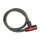 ANTITHEFT FOR BICYCLE - KEY SNAKE TYPE - MASTERLOCK Ø 18mm Lg 1m black -comes with 4 keys - SECURITY LEVEL 7