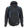 VESTE/BLOUSON ADX RSX NOIR/BLEU  XL  AVEC CAPUCHE AMOVIBLE (AVEC PROTECTIONS/SANS PLAQUE DORSALE)  (HOMOLOGUE NF EN 17092-4 : 2020)