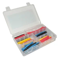 GAINE THERMORETRACTABLE DIAM DE 5,4 à 13,5 mm  (ASSORTIMENT)  (BOITE DE 74 PIECES)  -P2R-