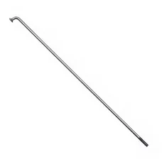 RAYON ZINGUE TETE COUDEE 2mm L145mm SANS ECROU (VENDU A L'UNITE)