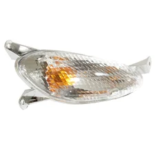CLIGNOTANT SCOOT ADAPTABLE KYMCO 50 DINK 1998>2004 TRANSPARENT AV DROIT (HOMOLOGUE CE)  -SELECTION P2R-