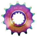 PIGNON 50 A BOITE ADAPTABLE MINARELLI 50 AM6 / RIEJU 50 MRT / BETA 50 RR / SHERCO 50 SM-R, SE-R  420 14 DTS NEO-CHROME  -P2R-