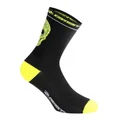 CHAUSSETTES/SOCQUETTES ETE GIST CRANE NOIR-JAUNE FLUO 40/43 - HAUTEUR 18CM (PAIRE) -5860