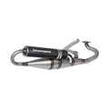 EXHAUST FOR SCOOT TECNIGAS NEXT R (VARNISHED) FOR PEUGEOT 50 SPEEDFIGHT, SQUAB (ALUMINIUM BLACK SILENCER)