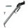 BEQUILLE CYCLO LATERALE UNIVERSELLE BRAS OSCILLANT CARRE GAUCHE/DROITE CHROME  -SELECTION P2R-