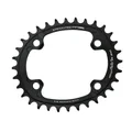PLATEAU VTT 4BRA D.96 POUR SHIMANO SLX7000/ XT8000/ XTR9000 TA ONE OVALUTION 32DTS MONO NOIR MAT ALU 10/11/12V. NARROW WIDE (COMPATIBLE TOUTE CHAINE 12V SAUF SHIMANO)