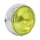 PHARE/PROJECTEUR CYCLO AVANT CHROME AVEC INTERRUPTEUR DIAM 140mm VITRE JAUNE (BA20D UNIVERSEL)  -SELECTION P2R-