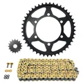 CHAIN AND SPROCKET KIT FOR TRIUMPH 1200 SCRAMBLER XE 2018>2020  525  16x44  (OEM SPECIFICATIONS)  -AFAM-