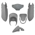FAIRINGS/BODY PARTS FOR SCOOT PEUGEOT 50 KISBEE 2010>2017 - 2/4 Stroke - MATT GREY (6 PARTS KIT)  -P2R-