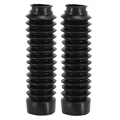 SOUFFLET DE FOURCHE MOTO DIAM INT 30 ET 50mm - LONGUEUR 195mm   (PAIRE)  -SELECTION P2R-