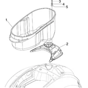 Logement casque - Dessous de selle