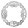 BRAKE DISC FOR HONDA 1000 XLV VARADERO 1999>2002 Rear, 750 XRV R AFRICA TWIN 1990>2003 Rear  (EXT 256mm - INT 144.4mm - 4 Holes )  (DF5003A)  -NEWFREN-