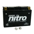 BATTERIE 12V  8 Ah NT9B-4 NITRO SLA SANS ENTRETIEN PRETE A L'EMPLOI  (Lg150xL70xH105mm) (EQUIVALENT YT9B-4 / AGM / GEL)
