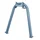 BEQUILLE CYCLO CENTRALE ADAPTABLE MBK/MOTOBECANE 88, 881 A PEINDRE BASE BLEU (H 210mm)  -SELECTION P2R-