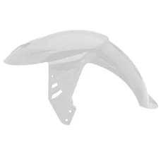 GARDE BOUE AV SCOOT ADAPTABLE PEUGEOT 50 LUDIX 10 POUCES BLANC BRILLANT