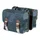 DOUBLE BAG FOR BICYCLE-REAR- BASIL BOHEME 35Lt  INDIGO BLUE - WITH VELCRO TAPES ON CARRIER (37x15x37cm)