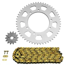 KIT CHAINE ADAPTABLE DERBI 50 SENDA DRD X-TREME 2002>2005, X-RACE 2004>2005, SM SM1 2000>2001  420  14x53  (DIAM COURONNE 105/125/8.5)  (DEMULTIPLICATION ORIGINE)  -AFAM-