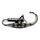 POT SCOOT YASUNI R VERNI POUR MBK 50 BOOSTER, STUNT/YAMAHA 50 BWS, SLIDER  (SILENCIEUX CARBONE)  -TUB307C-
