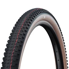 PNEU VTT / VAE 29 X 2.25 SCHWALBE RICK XC NOIR TLR SUPER RACE (57-622) TUBELESS READY FLANC TRANSPARENT HOMOLOGUE VAE E25 (POIDS MAX 115kgs)