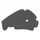 MOUSSE FILTRE A AIR MAXISCOOTER ADAPTABLE PIAGGIO 400 MP3, 400 X8, 500 BEVERLY, 125 X7, 300 BEVERLY/PEUGEOT 250 GEOPOLIS, 300 GEOSTYLE, 500 SATELIS/GILERA 125 NEXUS  -MIW-