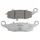 PLAQUETTE DE FREIN NISSIN POUR KAWASAKI 650 ER-6N 2006>2016 AV / SUZUKI 125 VAN VAN 2002>2012 AV, 650 SV 1999>2018 AV, 650 DL V-STROM 2004> AV, 650 SV 1999> AV DROIT (A0525) (SEMI METAL)  -ECE R90-