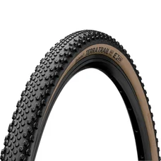 PNEU GRAVEL 700 X 40 CONTINENTAL TERRA TRAIL SHIELD WALL NOIR/MARRON TUBETYPE/TUBELESS  TS (40-622)