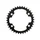 PLATEAU ROUTE 4BRA D.110 POUR SHIMANO TIAGRA 4700 ORIGINE 36DTS INTERIEUR 10V.
