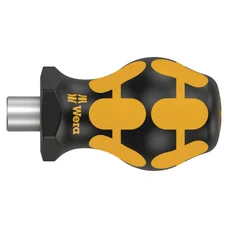 TOURNEVIS PORTE EMBOUT WERA 811 TOM POUCE ESD MAGNETIQUE 1/4 NOIR/ORANGE (VENDU A L'UNITE)  -MARQUE ALLEMANDE POUR LES ATELIERS-