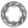 DISQUE DE FREIN ADAPTABLE PIAGGIO 50 LIBERTY 2T 1997> LIBERTY 4T 2000> AV, 125 LIBERTY 1998> AV, 125-250 VESPA GTS 2005>AV ET AR / BETA 50 RR AR (EXT 220mm - INT 105mm - 6 TROUS) (DF4014A)  -NEWFREN-