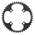 CHAINRING FOR E-BIKE - SINGLE 44teeth Ø104 BLACK TA E-SINGLE 4 ARMS ALU 7075 FOR BOSCH / BROSE / YAMAHA / GIANT / SHIMANO E-STEPS TA E-ONE