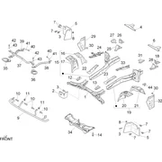 Châssis/caisse avant