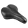 SADDLE- NEWTON FOR URBAN BIKE - BLACK - FLUIDYNAMIC DUAL DENSITY CONFORT 50 MODERATE -ELASTOMER 272x192mm