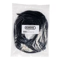 GAINE SPIRALE FLEXIBLE POUR FIL ELECTRIQUE DE VAE ET GAINE ELVEDES DIAM 6 mm NOIR (10m)