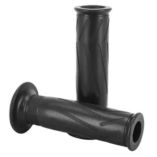 REVETEMENT POIGNEE DOMINO MOTO ON ROAD STYLE YAMAHA NOIR OPEN END 120mm (PAIRE)