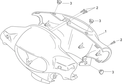 Carrosserie av. II - Support tableau de bord