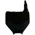 MX FRONT NUMBER PLATE - POLISPORT FOR KAWASAKI 125, 250 KX 2003>2008, 250 KX F 2004>2008, 450 KX F 2006>2008 BLACK