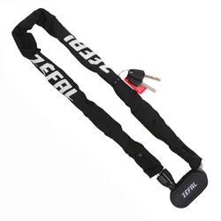 ANTITHEFT FOR BICYCLE - KEY CHAIN LOCK ZEFAL K-TRAZ M8 Ø 6mm BLACK