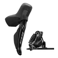 FREIN A DISQUE ROUTE HYDRAULIQUE DI2 SHIMANO 105 ARRIERE 12V. R7170 DOUBLE NOIR (LEVIER/MANETTE AVEC ETRIER BR-R7170+DURITE ASSEMBLE 1700mm)