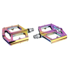 PEDALE VTT NEWTON ALU OIL ANODISE 9/16" ROULEMENT DU (COMPATIBLE CALE SHIMANO) (PAIRE)