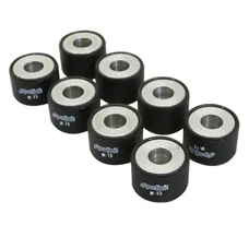 GALET/ROULEAU MAXISCOOTER POLINI 25x17  15,0g  HI-SPEED POUR PIAGGIO 400-500 MP3, 500 X9 EVOLUTION/PEUGEOT 500 SATELIS/APRILIA 500 ATLANTIC/GILERA 500 NEXUS (JEU DE 8) (242.281)