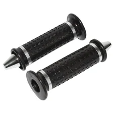 REVETEMENT POIGNEE REPLAY SCOOT CONE NOIR/CHROME - CLOSED END (PAIRE)