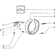 Mâchoires Frein Ar.