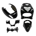 FAIRINGS/BODY PARTS FOR SCOOT  PIAGGIO 50 ZIP SP BLACK GLOSS  (5 PARTS KIT) P2R