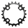 PLATEAU VTT 4BRA D.64 POUR SHIMANO XT M785 STRONGLIGHT DOUBLE 22DTS INTERIEUR NOIR (POUR EXTERIEUR 36DTS) NON FILETE - EPAISSEUR 3.5mm 10V.